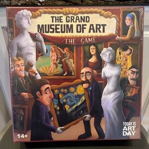 New The Grand Museum of Art Board Game by the Company "Today is Art Day"